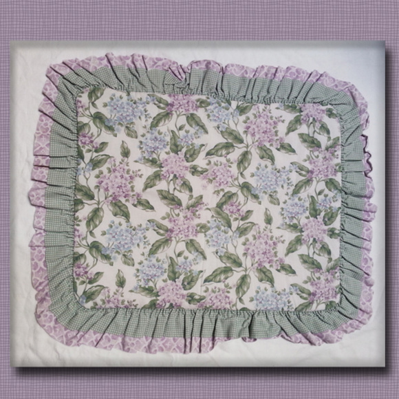 Shabby Chic ruffled pillow sham - Picture 1 of 4
